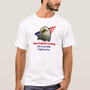 Amerikanische Adlerflagge sagt, wie umwerfend T-Shirt