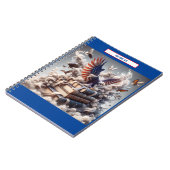 Amerikanische Adlergeschichte Notizblock (Linke Seite)