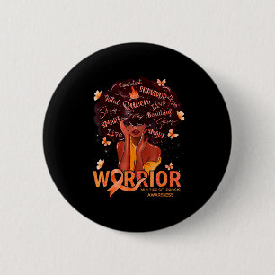 Amerikanische Afro Schwarze Frauen Königin Multipl Button