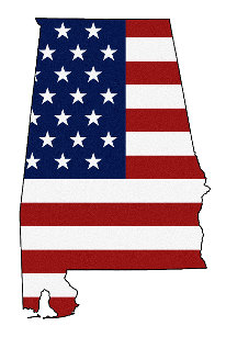 Alabama Flagge : Alabama Flagge Motosha - Das rote ...