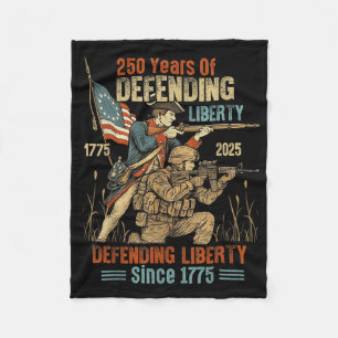 Amerikanische Armee 250. Jubiläum Verteidigung der Fleecedecke