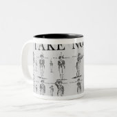 AMERIKANISCHE Armee, die verschiedene Positionen Zweifarbige Tasse (Vorderseite Links)