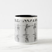 AMERIKANISCHE Armee, die verschiedene Positionen Zweifarbige Tasse (Mittel)