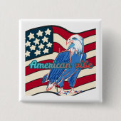 Amerikanische Atmosphäre Button (Vorderseite)