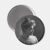 Amerikanische Autorin und Dichterin Ella Wheeler W Magnet (Vorderseite/Rückseite)