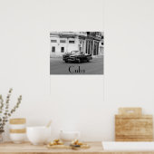 Amerikanische Autos in Havanna Kuba Poster (Küche)