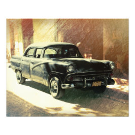 Amerikanische Autos in Havanna, kubanisches Foto d