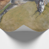 Amerikanische Badlands: Alter Westjunge mit Pferd Geschenkpapier (Ecke)