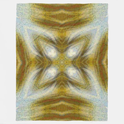 Amerikanische Bärengeist Shaman Star Plush Fleecedecke (Vorderseite)