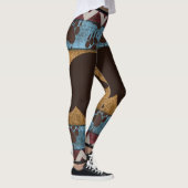 Amerikanische Bärenkunst Leggings (Rechts)