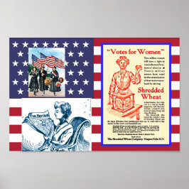 Amerikanische Bewegung für frühes Frauenrecht 1901 Poster