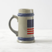 amerikanische Bierfahne Tasse (Links)