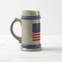 amerikanische Bierfahne Tasse