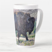 Amerikanische Bison Grasland Westliche Tierwelt Milchtasse (Rechte Ecke)