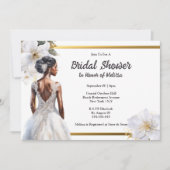 Amerikanische Blume Einladung (Vorderseite)