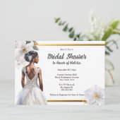 Amerikanische Blume Einladung (Stehend Vorderseite)