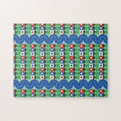 Amerikanische Blume - Puzzle (Horizontal)