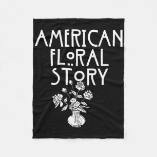 Amerikanische Blumenstory Halloween Florist Lustig Fleecedecke