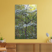 Amerikanische Blütenbaum - Cornus florida Leinwanddruck (Insitu (Wohnzimmer))