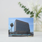 Amerikanische Botschaft in Kuba Postkarte (Stehend Vorderseite)
