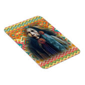 Amerikanische Brave im Südwesten Magnet (Rechte Seite)