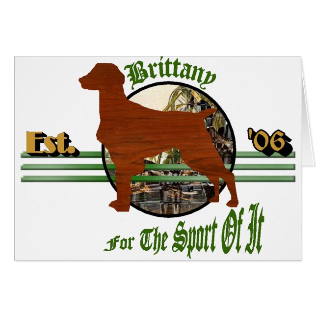 Amerikanische Bretagne Spaniel Geschenke (Vorderseite (Horizontal))