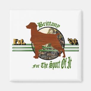 Amerikanische Bretagne Spaniel Geschenke Magnet