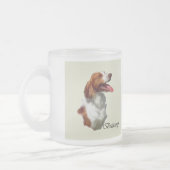 Amerikanische Bretagne Spaniel Geschenke Mattglastasse (Links)