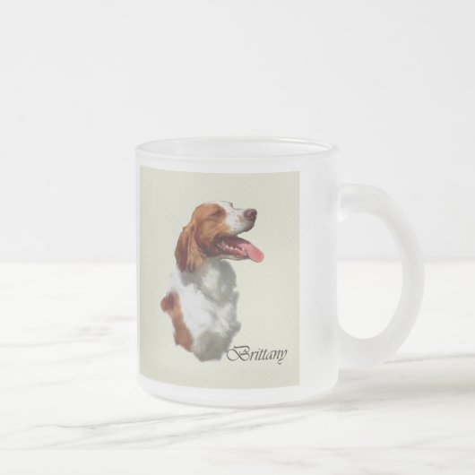 Amerikanische Bretagne Spaniel Geschenke Mattglastasse (Rechts)