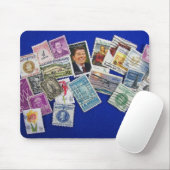 Amerikanische Briefmarke Mousepad (Mit Mouse)