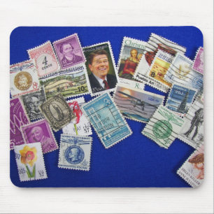 Amerikanische Briefmarken Mousepad
