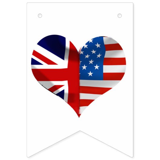 Amerikanische britische Flaggen Königliche Hochzei (Dritte Fahne)