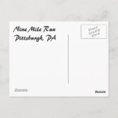 Amerikanische Buche Postkarte (Rückseite)