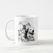 Amerikanische Bulldogge Kaffeetasse (Links)