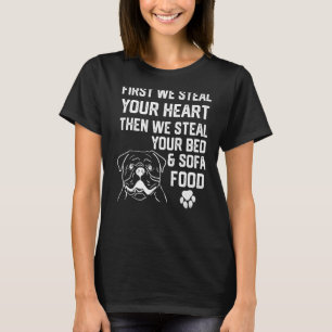 Amerikanische Bulldogge Stearstillen Sie Ihr Bett T-Shirt