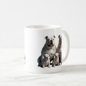 Amerikanische Bullhunde Kaffeetasse (VorderseiteRechts)