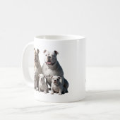 Amerikanische Bullhunde Kaffeetasse (Vorderseite Links)