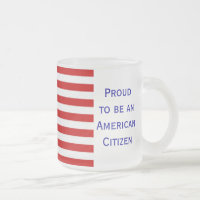 Amerikanische Bürger-Flaggen-mattierte