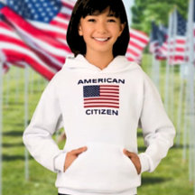 Amerikanische Bürger kühne USA Flag Kids Hoodie