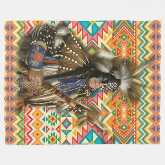 Amerikanische Bürgerkriegerin Fleecedecke (Vorderseite (Horizontal))