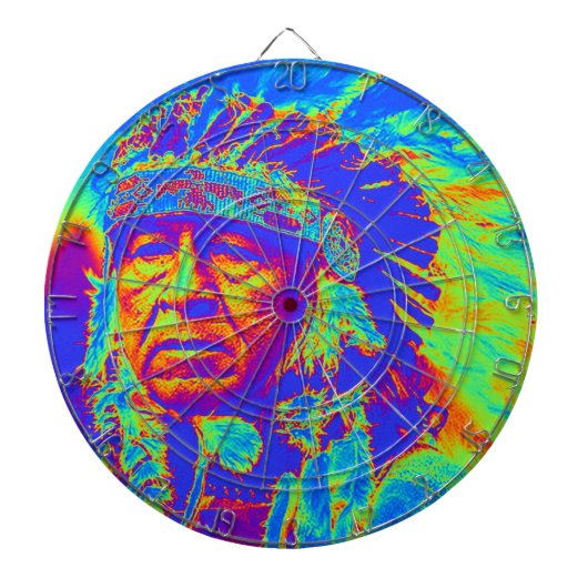 Amerikanische Chefkünstlerin Dartscheibe (vorne)