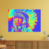 Amerikanische Chefkünstlerin Leinwanddruck (Insitu (Wohnzimmer))