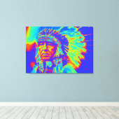 Amerikanische Chefkünstlerin Leinwanddruck (Insitu (Holzboden))