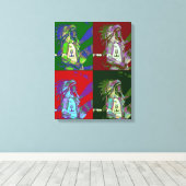 Amerikanische Chefkünstlerin Leinwanddruck (Insitu (Holzboden))