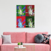 Amerikanische Chefkünstlerin Leinwanddruck (Insitu (Wohnzimmer))