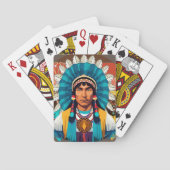 Amerikanische Chefmacht Portrait Spielkarten (Rückseite)