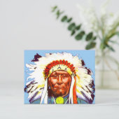 Amerikanische Chefpostkarte Postkarte (Stehend Vorderseite)