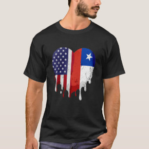 Amerikanische chilenische Hispanic Heritage Month T-Shirt
