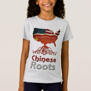 Amerikanische Chinesische Wurzeln T-Shirt