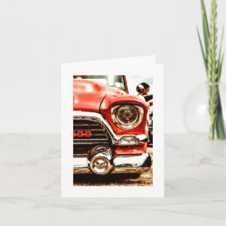Amerikanische Classic Trucks Rot (1247) Karte